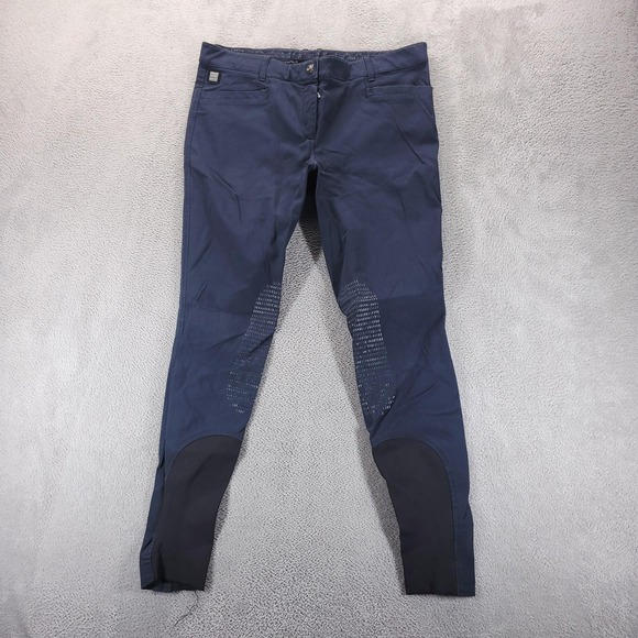 Equiline Denim - Equiline Pants Womens IT 52 Blue G Zone Riding Jegging Breeches Grip Pockets